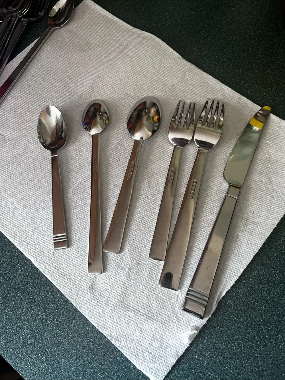 Lenox 18/10 Silver-Tone Stainless Flatware Set of 6